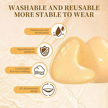 Glamroxio™ Push-Up Sticky Breast Size up Pads